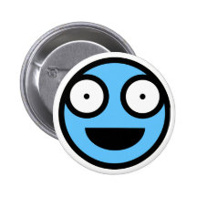 Blue Smiley Button
