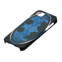 Blue Smoke Bat Symbol iPhone 5 Cover
