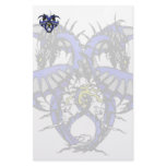 Blue Smoke Dragonheart Custom Stationery