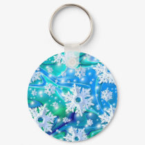 Blue Snow keychains