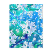 Blue Snow postcards