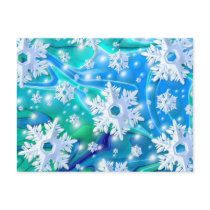Blue Snow postcards