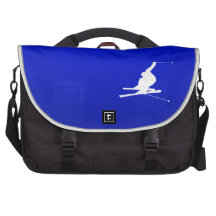 Blue Snow Skiing Bag For Laptop