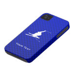 Blue Snow Skiing iPhone 4 Covers