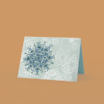 Blue Snowflake cards