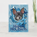 Blue Snowflake - Chihuahua - Isabella card