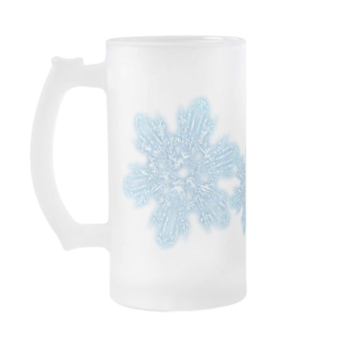 Blue Snowflake Frosty Mug mug