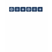 Blue Snowflake Holiday Shirt