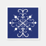 Blue Snowflake Napkins Paper Napkin