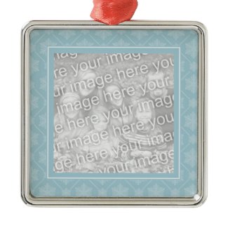 Blue Snowflake Pattern Snowflake Ornament ornament