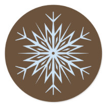blue snowflake