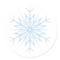 blue snowflake
