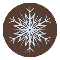 blue snowflake