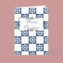 Blue Snowflakes cards