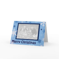 Blue Snowflakes cards