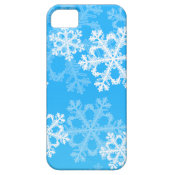 Blue Snowflakes Christmas iPhone 5 Case iPhone 5 Case