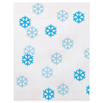 Blue Snowflakes Customize Me Flyer