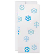Blue Snowflakes Customize Me rack cards