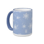 Blue Snowflakes Mug