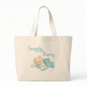 Blue Snuggly Bunny bags by new_baby Blue Snuggly Bunny bags