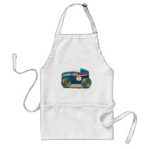 Blue Soap Box Car Aprons
