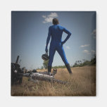 Blue Solitary Set II Pic 12 Magnet