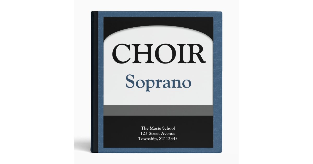Choir Ring Binders Choir Ring Binders