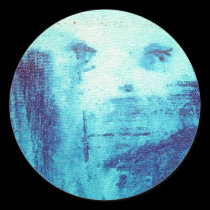 blue soul face stickers