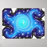 Blue Space Blob posters