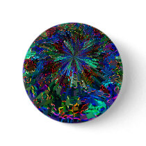 Blue Sparkle Alien Planet buttons by squidoovin Blue Sparkle Alien Planet buttons