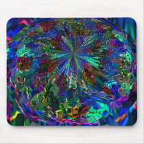 Blue Sparkle Alien Planet mousepads by squidoovin Blue Sparkle Alien Planet mousepads