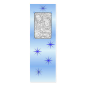 Blue Sparkle Bookmarks profilecard