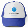 Blue Sphere With Keyhole Customizable Hat