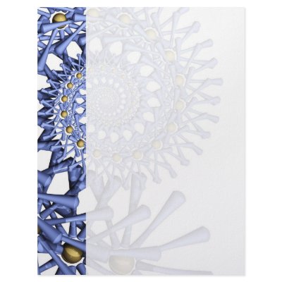Blue Spiral Letterhead by Boehm_graphics