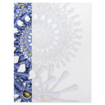 Blue Spiral Letterhead
