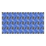 Blue Spiral Wave Graphic Pattern. Photo Card Template