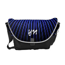 Blue Spirit Circle monogram Courier Bags