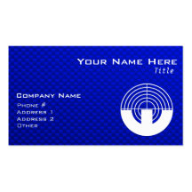 Blue Sport Shooting Business Card Templates