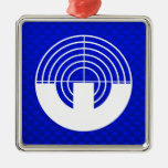Blue Sport Shooting Christmas Tree Ornaments