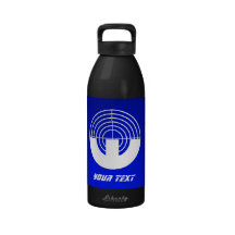 Blue Sport Shooting Water Bottles