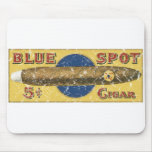 Blue Spot Cigar - distressed Mousepad