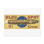 Blue Spot Cigar - distressed Post Card