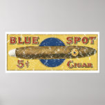 Blue Spot Cigar - distressed posters