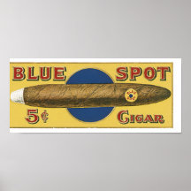 Blue Spot Cigar Posters