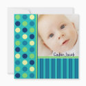 Blue Spots & Dots invitations