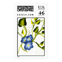 BLUE SPRING BLOSSOMS postage by anaisacolon BLUE SPRING BLOSSOMS postage