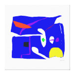 Blue Square canvas prints