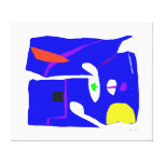 Blue Square canvas prints