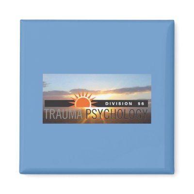 Blue Square Magnet w/Trauma Logo by ecptrauma56