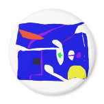 Blue Square magnets